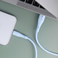 FORCELL F-ENERGY C342 kabelis USB A į Type C QC4.0 3A 66W Silikoninis 1 m mėlynas