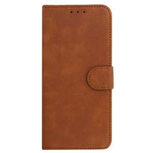 COMMON universalus knygos tipo dėklas (DYDIS S) Iphone 12/13/Samsung S6/A5 2016/Xcover 4/S22/Huawei P8 2017, rudas
