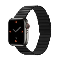 Silikoninis magnetinis dirželis Apple Watch 38/40/41 dvipusis dizainas 2 juodas