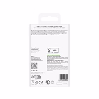 Puro 10W TPE USB-A - USB-C kabelis 2m - baltas