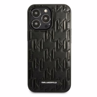 Karl Lagerfeld KLHCP13LMNMP1K iPhone 13 Pro / 13 6.1" dėklas telefonui (m) juodas / juodas Monogramos plokštelė