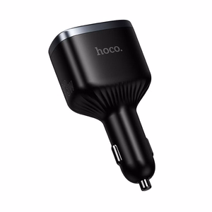 Automobilinis įkroviklis Hoco Z70, USB-A + 2 × USB-C, PD QC3.0, 93 W, juodas