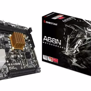 Biostar A68N-2100K pagrindinė plokštė mini ITX