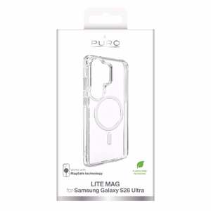 Puro LITE MAG Protective Dėklas for Samsung Galaxy S26 Ultra suderinamas su MagSafe - skaidrus