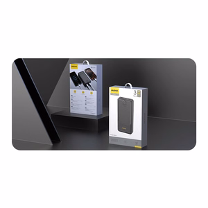 Išorinė baterija Dudao K10Pro 2.4A 20000mAh 2 x USB-A - juoda