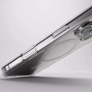Puro Impact Clear D3O MagSafe silikono dėklas iPhone 16 Pro - skaidrus