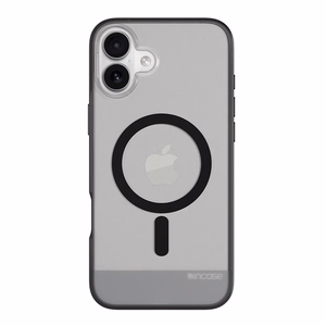Incase Slim Case dėklas su MagSafe, skirtas iPhone 16 Plus, juodas permatomas
