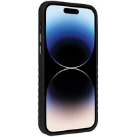 Audi Natūralios odos dėklas su MagSafe iPhone 14 Pro Max - juodas ir raudonas