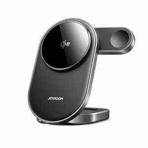 Joyroom JR-W17 Qi Беспроводное индукционное зарядное устройство 3в1 - чёрный