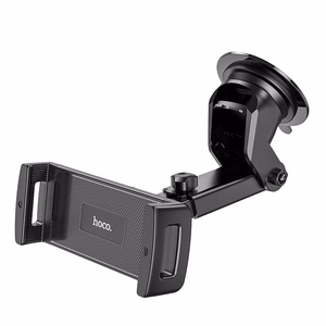 Automobilinis universalus telefono laikiklis Hoco (CA120) tvirtinamas ant prietaisų skydelio, juodas