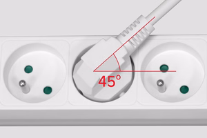 Rebel ilgintuvas, 3 lizdai + 2 USB lizdai, su jungikliu, 5 m