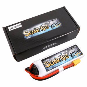 „Gens Ace G-Tech Soaring“ 2200 mAh, 7,4 V, 30C, 2S1P, XT60 akumuliatorius