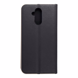 LUNA Book Gold dėklas telefonui HUAWEI Mate 20 Lite juodas