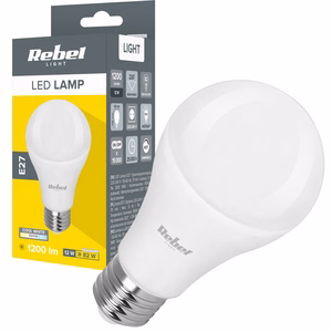 Rebel A60 E27 LED lemputė, 12 W, 6500 K, 230 V