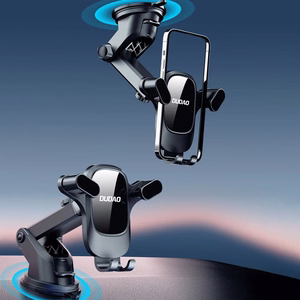 Automobilio telefono laikiklis Dudao F5Pro prietaisų skydeliui - juodas