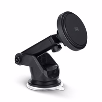 Automobilinis laikiklis-įkroviklis 3mk Car MagCharger 15W (windshield/dashboard) juodas