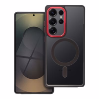 Dėklas "Color Edge Mag Cover" Samsung S947 S26 Plus juodas / raudonas