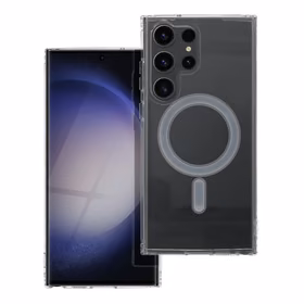 Dėklas Clear Mag Cover (MagSafe) skirtas Samsung S918 S23 Ultra skaidrus