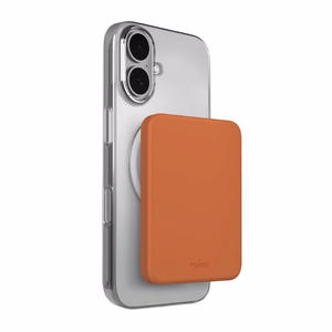 "Puro" 4200 mAh itin plonas "MagSafe" USB-C suderinamas maitinimo bankas - oranžinis