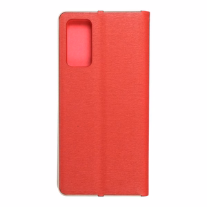LUNA Book Gold dėklas telefonui SAMSUNG S20 FE / S20 FE 5G raudonas