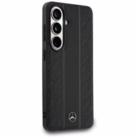 Mercedes Laurel Leaves Vertical Stripes MagSafe Dėklas for Samsung Galaxy S26 - juodas