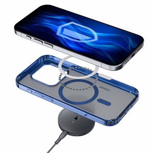 3mk Frosty MagCase синий Чехол для Apple iPhone 15 Pro Max - синий