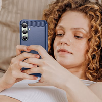 Anglies dėklas Samsung Galaxy S24 FE - mėlynas