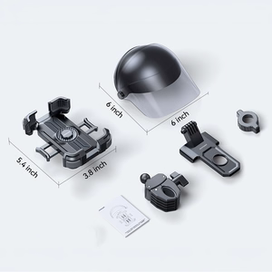 Joyroom JR-ZS526 dviračio laikiklis su saulės skydeliu automatinis juodas