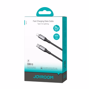 USB kabelis Joyroom S-A28 USB-C to Lightning 30W 2.0m juodas
