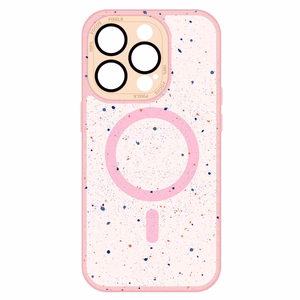 Tel Protect Magnetinis Splash Matinis dėklas telefonui iPhone 15 Plus šviesiai rožinis