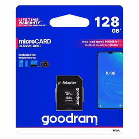 Goodram M1AA-1280R12 atminties kortelė 128 GB MicroSDXC Klasės 10 UHS-I