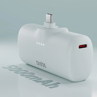 SBS EcoPower 5000 mAh 10W išorinė baterija su įmontuotu USB-C prievadu - pilka