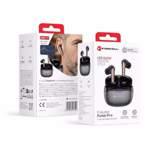 Forcell F-Audio Pulse Pro ANC + ENC Wireless In-Ear TWS Earbuds black