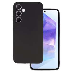 Galinė dėklas MATINIS SAMSUNG GALAXY A55 5G Juodas