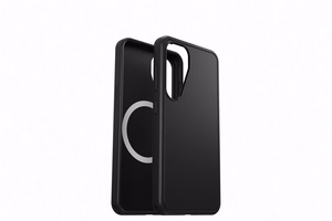 Samsung Symmetry Magnet Case dėklas, skirtas Samsung Galaxy S25, juodas
