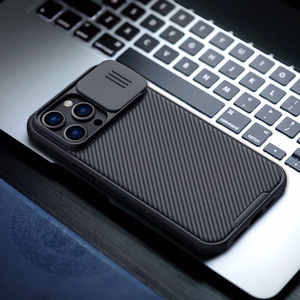 Nillkin CamShield Pro Case iPhone 14 Pro Max Armored Cover Camera Protector Blue