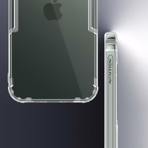 Nillkin Nature TPU dėklas, skirtas Apple iPhone 12 Pro Max, tamsiai žalias