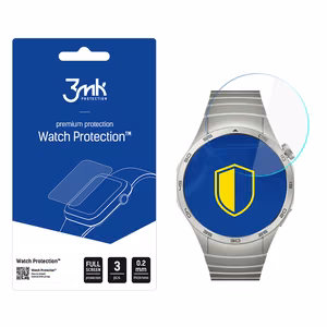 Hibridinis stiklas 3mk laikrodžio apsauga FlexibleGlass Huawei Watch GT 4 46mm