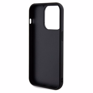 Guess Sequin Script Metal dėklas telefonui iPhone 14 Pro - juodas