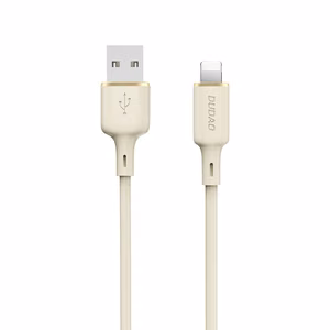 Dudao L7SL кабель USB-A - Lightning 5A 1м - бежевый