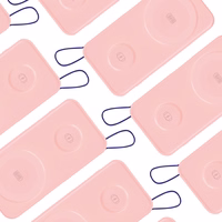 3mk PastelUp 10000mAh 22.5W USB 1A1C Išorinė baterija (f) - rožinė