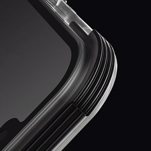 Uniq Combat dėklas telefonui iPhone 14 Pro 6.1" su Magclick įkrovimu - juoda / betono pilka