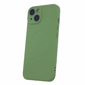 Dėklas Simple Color Mag skirtas iPhone 16e / 17e šviesiai žalias