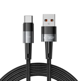 Tech-Protect UltraBoost USB-C / USB-C 66W 6A 2m kabelis - pilkas