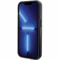 Karl Lagerfeld KLHMP15XHMRSKHK iPhone 15 Pro Max 6.7" juodas kietas dėklas su stovu Karl Head MagSafe