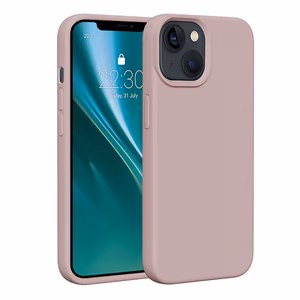 Etteri Silicone чехол iPhone 14 6,1" светло-розовый