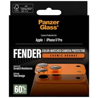 PanzerGlass Fender Camera Protector Tempered Glass Lens for iPhone 17 Pro - Orange