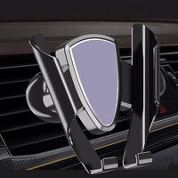 Automobilinis laikiklis "YC05" pilkas (ne magnetinis / grotelėms)