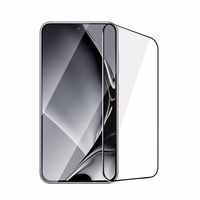 Apsauginis stiklas metaliniu rėmeliu Samsung Galaxy S22 / S23 juodas rėmelis