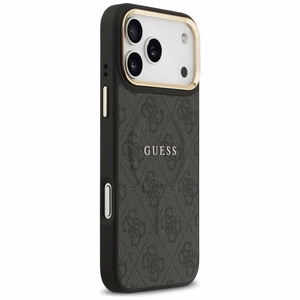 GUESS dėklas telefonui (m) IPHONE 17 Pro Max suderinamas su MagSafe PU 4G W/ Classic - juodas